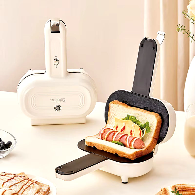 Máquina Mini Panini y Sándwiches, Operativa a 220V – ¡Rápido, Fácil y Delicioso!